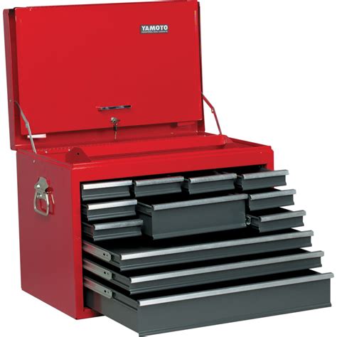 32 12 drawer steel red locking tool box|mini tool box.